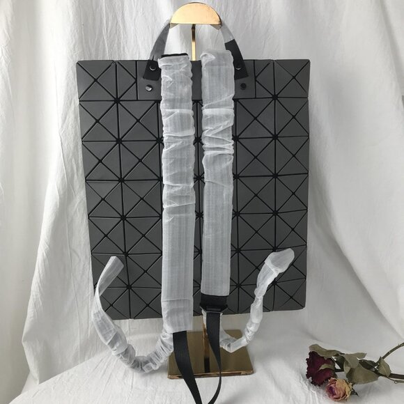 "BAO BAO ISSEY MIYAKE FLAT PACK Backpacks GREY" - Picture 10 of 10